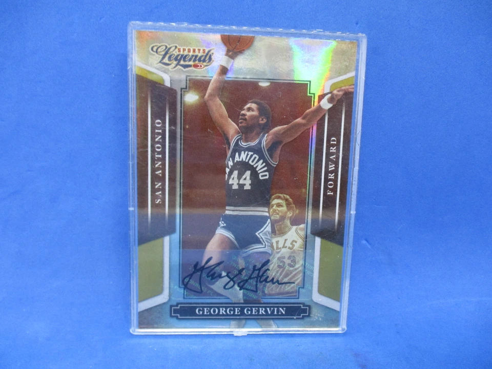 2008 Panini Donruss Legends Signatures 14/25 George Gervin #134 Auto HOF - Image 1 of 2