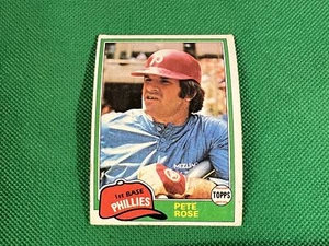1981 Topps #180 Pete Rose Philadelphia Phillies - Picture 1 of 1