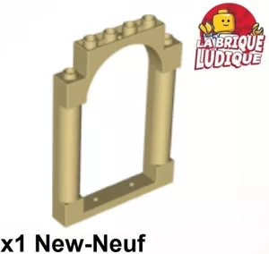 Lego 1x Door Porte 1x6x7 frame cadre pilier arche arch beige/tan 40066 NEUF - Bild 1 von 1