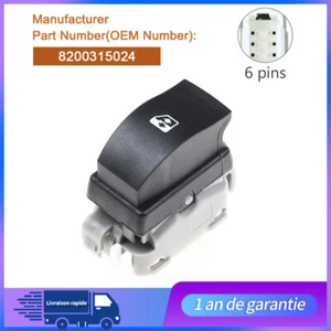 Interrupteur lève vitre POUR MEGANE 2 SCENIC 2 LAGUNA 2 ESPACE IV 8200315029 - Picture 1 of 8