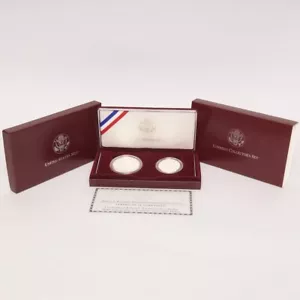 1998 Robert/John F Kennedy Commemorative 2-Coin BU Silver Set - Picture 1 of 3