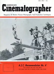 AMERICAN CINEMATOGRAPHER MAGAZINE * MAY 1962 * SAFE ACTION * SAFE TITLE - Picture 1 of 1