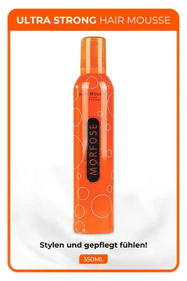 Morfose Ultra Strong Haar Schaumfestiger 350ml Hair Mousse Extra starker Halt - Bild 1 von 3