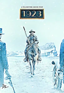 1923 "A Yellowstone Origin" Original Pop Art Print - 13 x 19 Poster - Picture 1 of 1