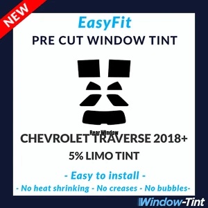 Fácil de Colocar Estática Precortado Ventana Tinte Para Chevrolet Traverse 2018 - Imagen 1 de 3