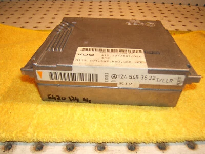 Mercedes W124 1994 E420 V8 4.2 under hood VDO T/LLR EC OEM 1 Computer,1245453632 - Image 1 of 4