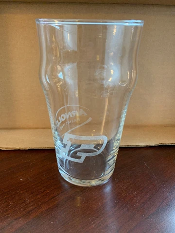 Purdue Boilermakers Etched Pint Glass Advertising Cover