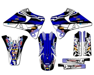 Kit de gráficos YZ 125 MAYHEM 1996-1999 Blue Senge compatible con Yamaha - Imagen 1 de 10