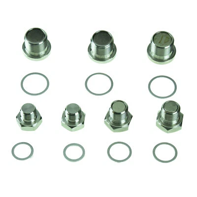 BMW R45 R65 R60 R75 R80 R90 R100 Stainless steel magnetic drain/filler plugs - Изображение 1 из 2