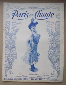 Paris qui chante n° 123 Giralduc - Dranem - Georgel - P'tit Riot - E. Lemercier. - Photo 1/4