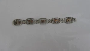Vintage 1950er Jahre Amco Amico Sterlingsilber Tier Zoo Zug Armband - Bild 1 von 5