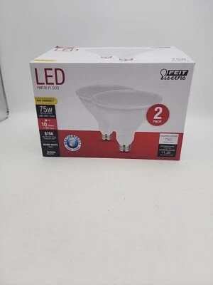 Feit Electric PAR38 E26 (Medium) LED Light Bulb Warm White 75 Watt Equivalence 2 - Image 1 of 4