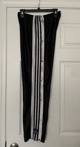Adidas Originals Sweatpants Youth Size XL(18-20)/Women’s Size S Black SnapClose - Picture 1 of 17