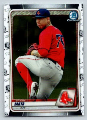 2020 Bowman Chrome Prospects #BCP128 Bryan Mata (ref 173195) - Image 1 of 2