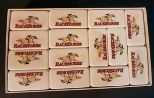 Set Completo Domino Cavallo da Corsa in Bachelite Vintage Prodotto 1993 Nuovo Condizione - Foto 1 di 5