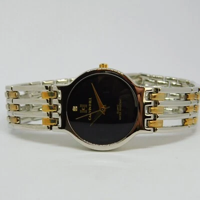 Reloj Hombre CALVIN HILL Dos Tonos Cuarzo Analógico Talla Batería Nueva 8 1/2" Foto 1 de 4