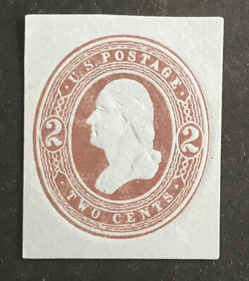 US SCOTT #U262 M-H  BROWN/BLUE  CAT $ 17.50 #2 - Image 1 of 2