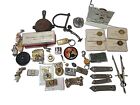 Huge lot of Tie clips, Lock, cuff buttons, money clips, Elvis, Police, Lodge Etc