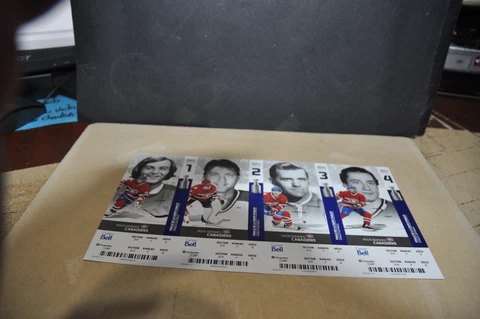 Montreal canadiens hockey club tickets 2010 lot of 8 richard roy lafleur unused Cover