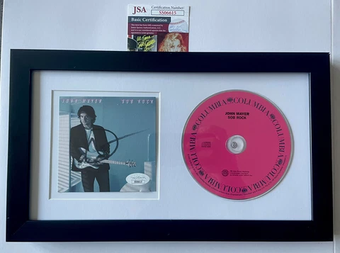 JOHN MAYER SIGNED AUTOGRAPHED COA JSA SOB ROCK FRAMED CD COVER RARE Cover