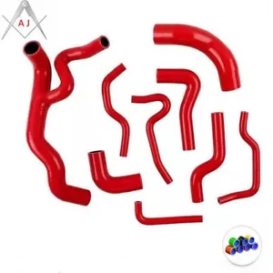 Red For 1997-2010 VW Golf MK4 VR6 12V 2.8L Silicone Heater Ancillary Hose - Picture 1 of 3