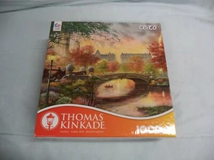 Autumn In New York Puzzle 1000 Pieces Thomas Kinkade Adult Owned - Picture 1 of 7