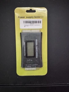 Power Supply Tester PC Computer LCD 20/24 Pin 4 PSU ATX BTX ITX SATA HDD Digital - Bild 1 von 2