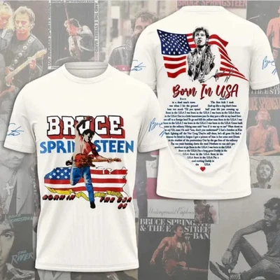 Bruce Springsteen E Street Band Tour 2025 3D T-Shirt - Image 1 of 4