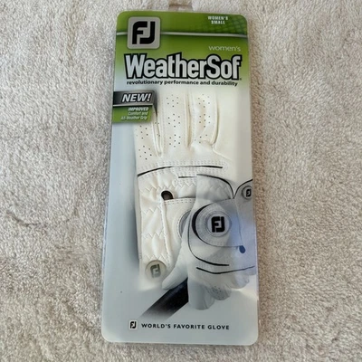 FootJoy WeatherSof Womens Golf Glove For Right Handed Golfer Size: Small (S) NEW - Image 1 of 4