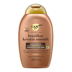 OGX Shampoo Cheratina Ever Straightening Brazilian Keratin Smooth Shampoo - Foto 1 di 7