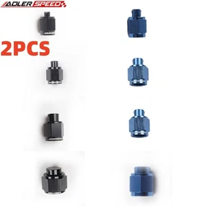 US 2PCS Aluminum AN Flare Cap -3AN 4AN 6AN 8AN 10AN Fuel Fitting Adapter Caps - Bild 1 von 26