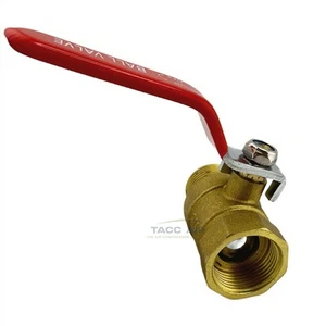 Válvula de bola 3/4" FNPT x 3/4" MNPT hembra a macho latón apagado agua aire fluido - Imagen 1 de 6
