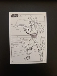 Inserto Topps 2025 cromado Star Wars “por número” BOBA FETT CP-2 - Imagen 1 de 2