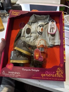 Our Generation Deluxe Outfit Camping Delight Kleidung für 18" Jungen Puppen NEU - Bild 1 von 8