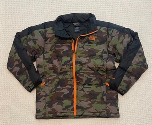 The North Face Ragazzo Aconcagua Piumino d'oca Giacca Isolata Stampa Mimetica XL 18-20 - Foto 1 di 11