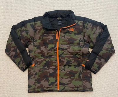 The North Face Boys Aconcagua Goose Down Insulated Jacket Camo Print XL  18-20 - Image 1 of 4