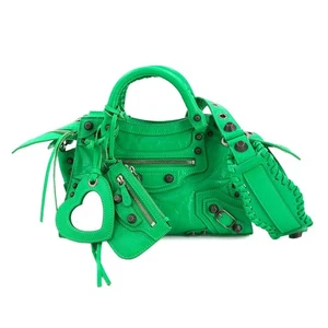 Bolso de Hombro de Mano BALENCIAGA Neo Cagole XS Cuero Verde 700940 90296253 - Imagen 1 de 11