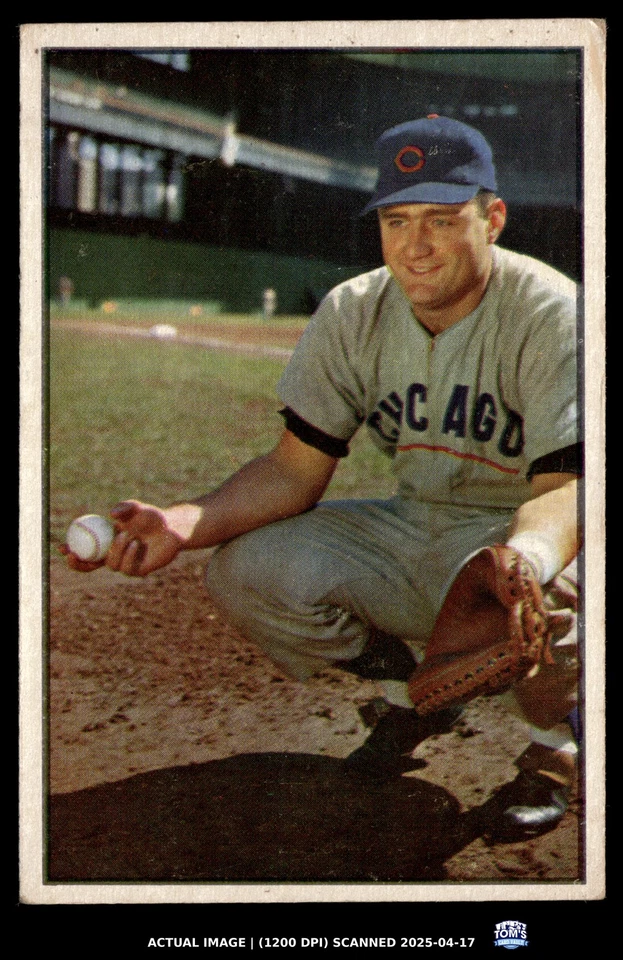 1953 Bowman Color #7 HARRY CHITI Chicago Cubs NM - Image 1 of 2