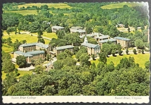 Sweet Briar College Sweet Briar Virginia VA Aerial View Vintage Postcard - Picture 1 of 2