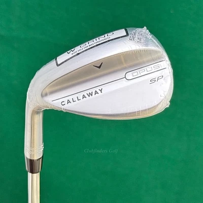 NEW! LH Callaway Opus SP Brushed Chrome 56-14W 56° Sand Wedge S200 Steel Stiff - Image 1 of 4