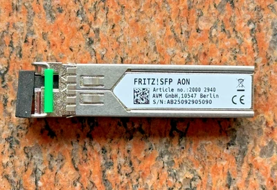 AVM FRITZ!SFP AON Modul (2000 2940) Glasfaser FTTH - FRITZBox 5590 5530 5690 Pro - Bild 1 von 2