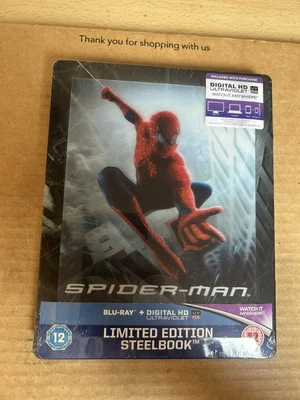 Spider-Man (2002) Very Rare UK Lenticular Blu Ray SteelBook NEW & SEALED Marvel - Image 1 of 4