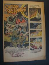CAPTAIN SCIENCE #4 (Youthful, 6/51) Wally Wood/Joe Orlando, coverless, Martians