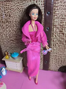 Vintage Mattel Barbie 1980 Beauty Secrets #1290 Pink Outfit Superstar Ära + Acc. - Bild 1 von 12
