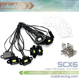 Waterproof Rock Light ( 6V ) For Axial SCX6 Jeep JLU Wrangler - Picture 1 of 10