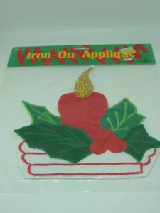 Vintage Iron-On Applique Christmas/Holiday New Lot of 2 - Picture 1 of 4