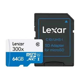 Lexar HIGH-PERFORMANCE 64GB microSDXC with Adapter 633x UHS-I U3 MemoryCard-UK - Picture 1 of 1
