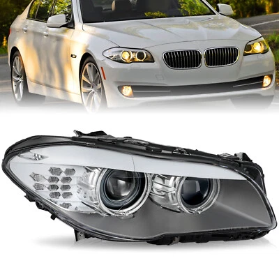 Xenon Headlight W/o AFS For 2011-2013 BMW 5 F10 550i 535i 528i Headlamp RH Side - Image 1 of 4