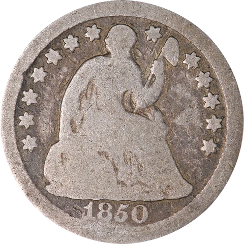 1850-O Seated Liberty Half Dime Great Deals From The Executive Coin Company Cover