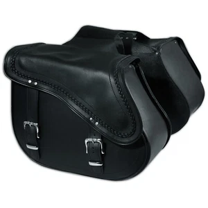 SADDLE BAGS PAIR UNIVERSAL FIT 30 LT X 2 Motorcycle Motorbike Custom - Picture 1 of 1